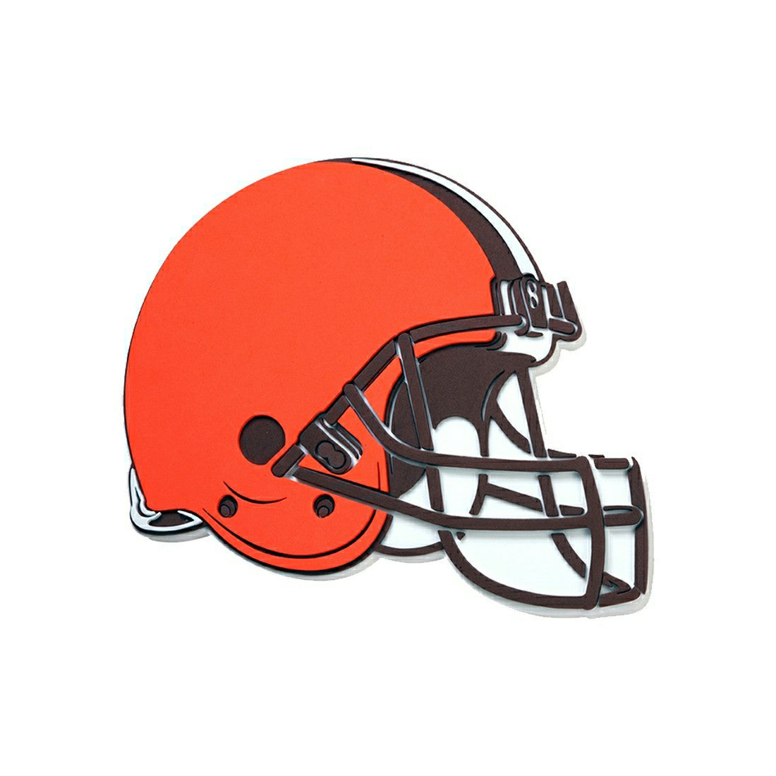 Cleveland Browns NFL 3D Foam Logo Wall Sign - Taass discount