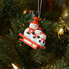 Cleveland Browns NFL Sledding Snowmen Christmas Ornament - Taass on sale