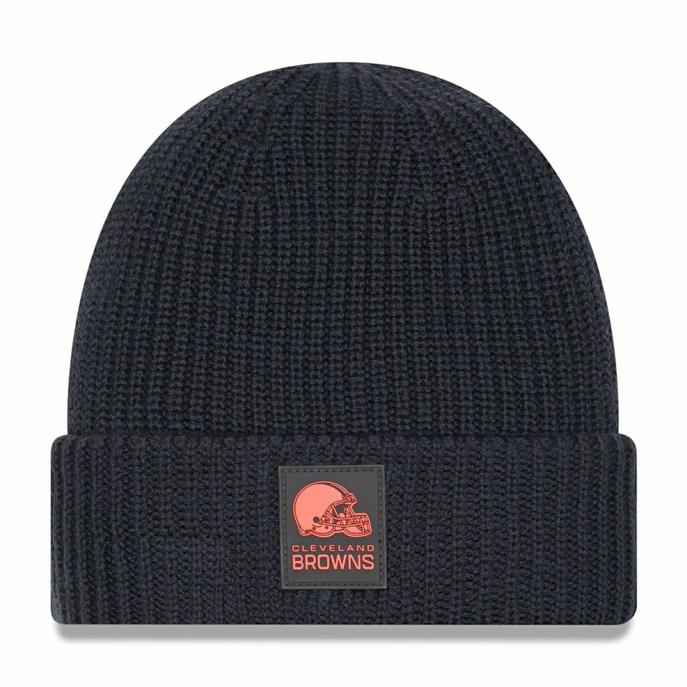 Cleveland Browns 2025 NFL Sideline Steel Clouds Cuff Knit Beanie - Taass Online