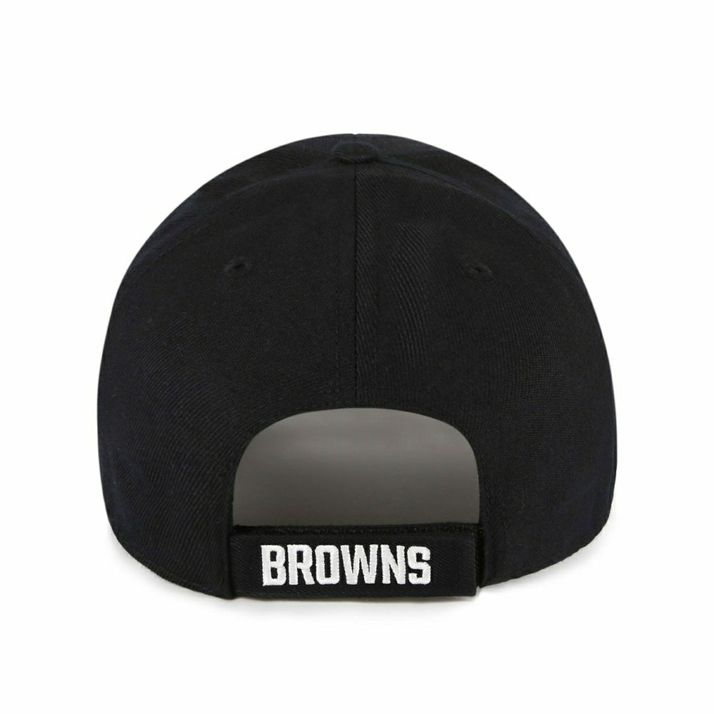 Cleveland Browns Black & White '47 MVP Adjustable NFL Cap Black - Taass for sale
