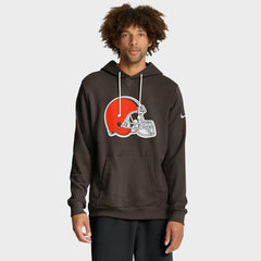 Cleveland Browns 2025 NFL Sideline Nike Standard Issue Hoodie Brown - Taass outlet