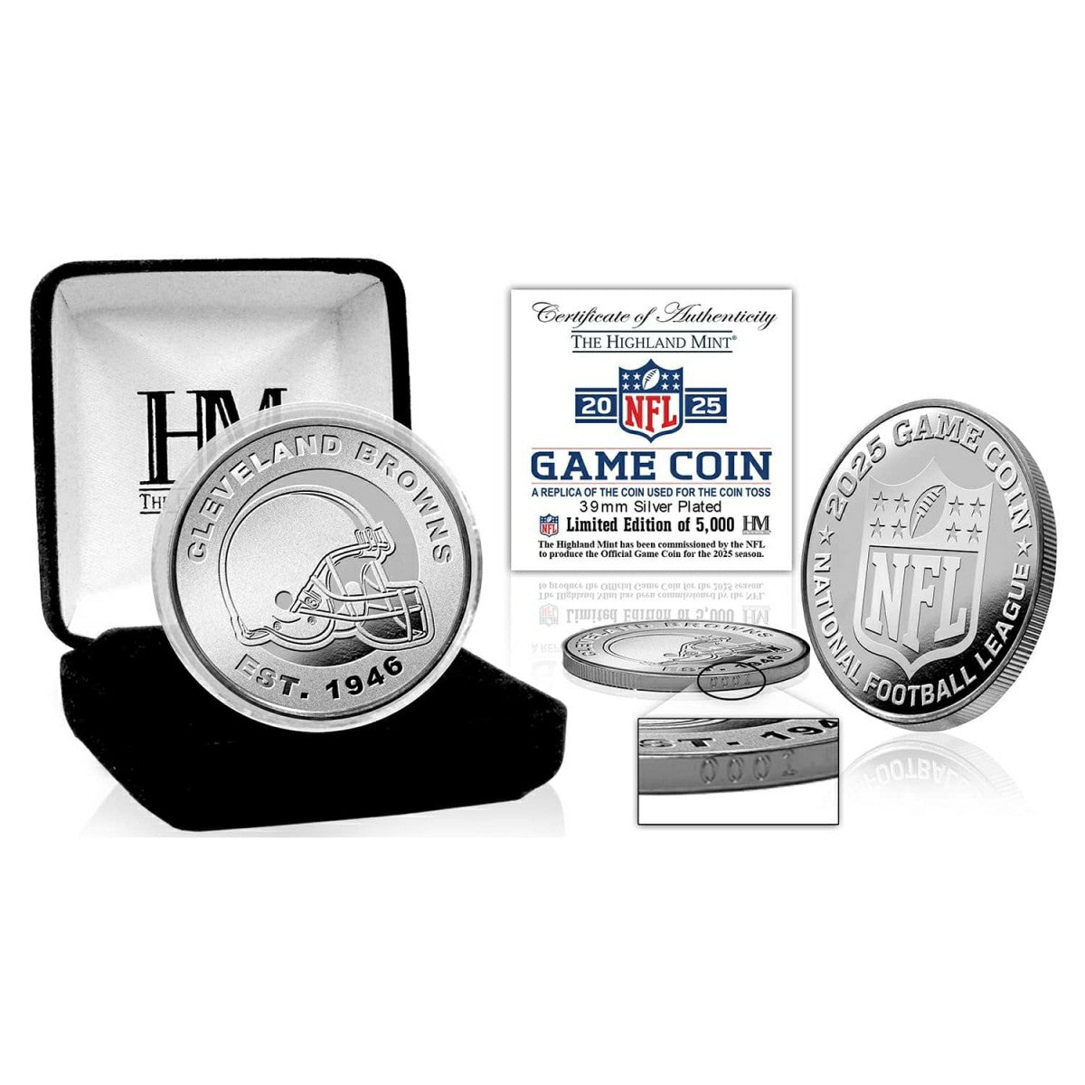 Cleveland Browns 2025 NFL Game Coin - Taass discount