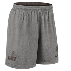 Cleveland Browns 2025 NFL Sideline Reversible Mesh Nike Dri-FIT Shorts Brown - Taass for sale