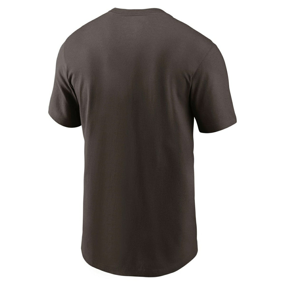 Cleveland Browns Nike Essential Logo NFL T-Shirt Brown - Taass outlet