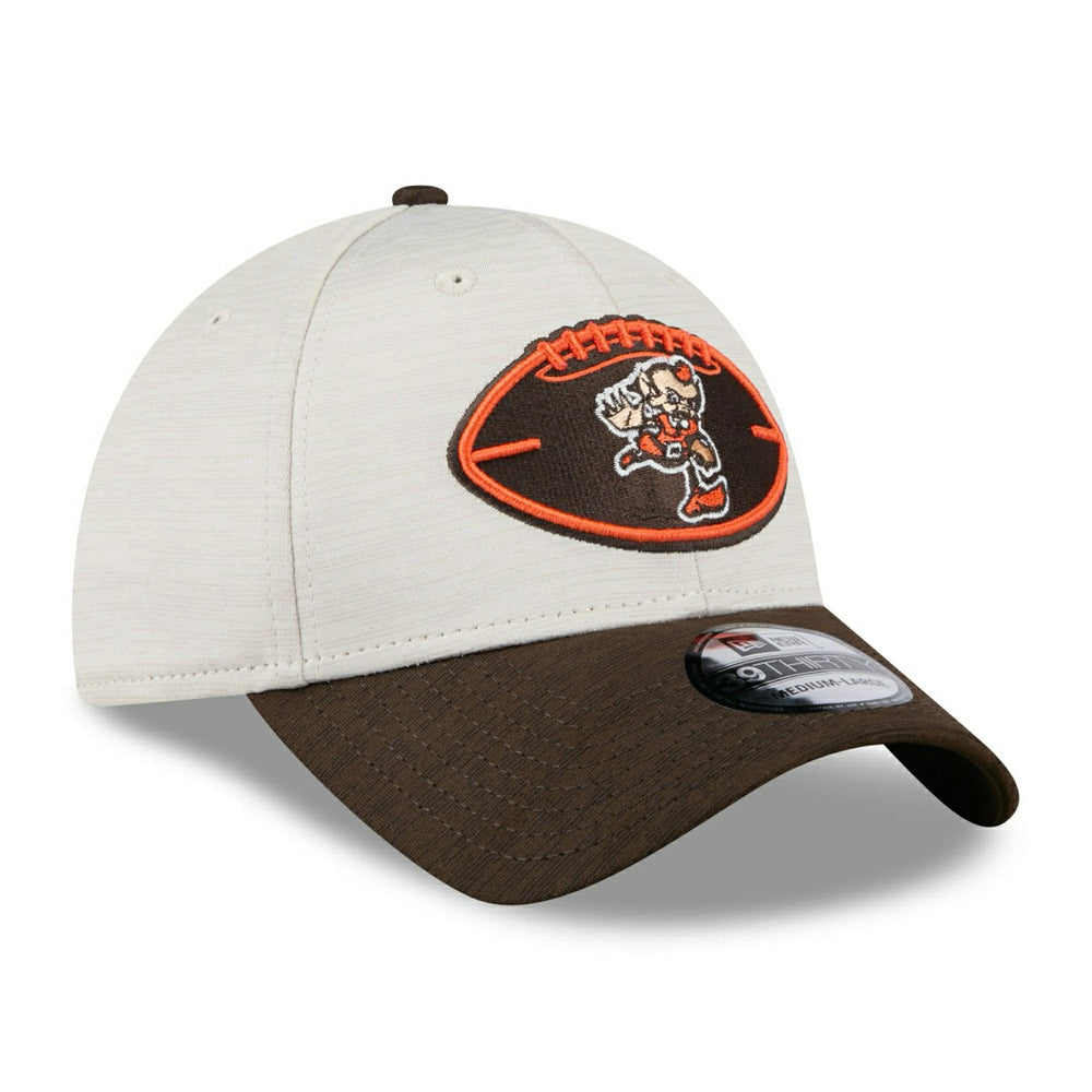 Cleveland Browns Historic 2024 NFL Sideline New Era 39THIRTY Flex Cap - Taass on sale