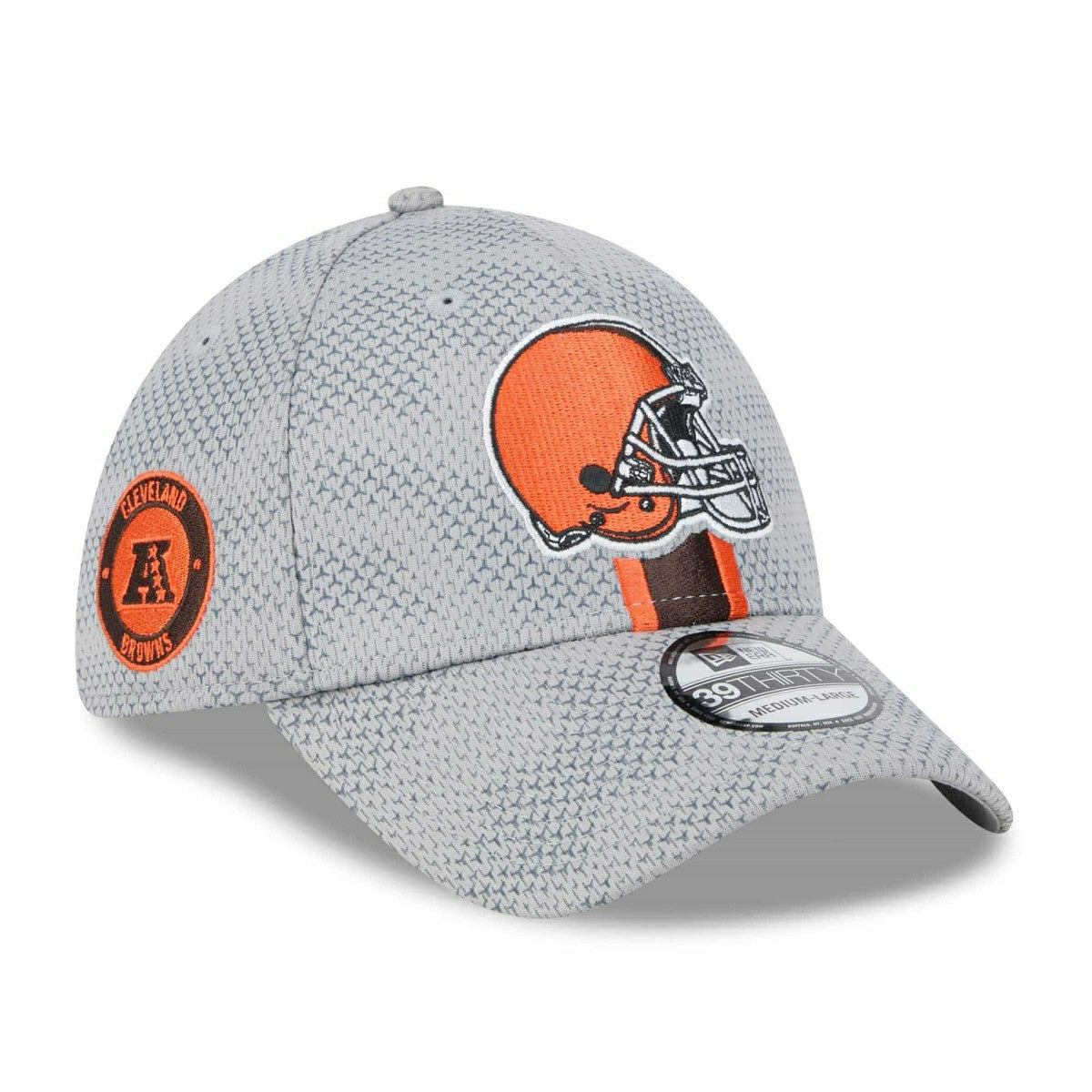 Cleveland Browns 2024 NFL Sideline New Era 39THIRTY Flex Cap Gray - Taass for sale