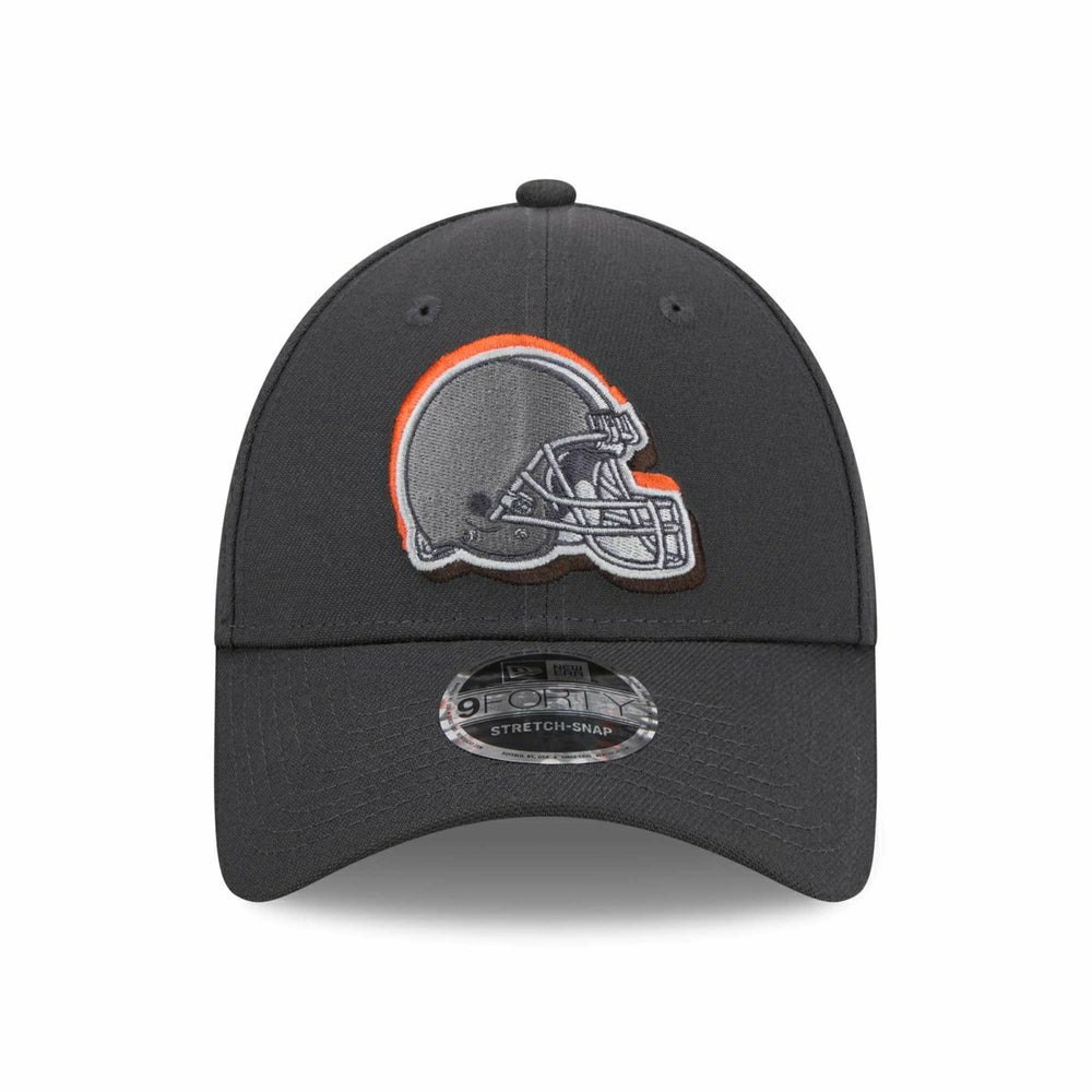 Cleveland Browns 2024 NFL Draft New Era Stretch-Snap 9FORTY Cap Gray - Taass Online