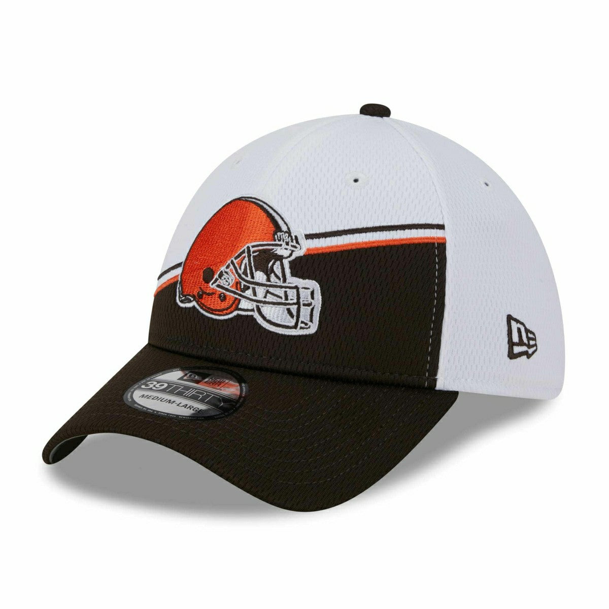 Cleveland Browns On Field 2023 NFL Sideline New Era 39THIRTY Flex Cap White - Taass for sale