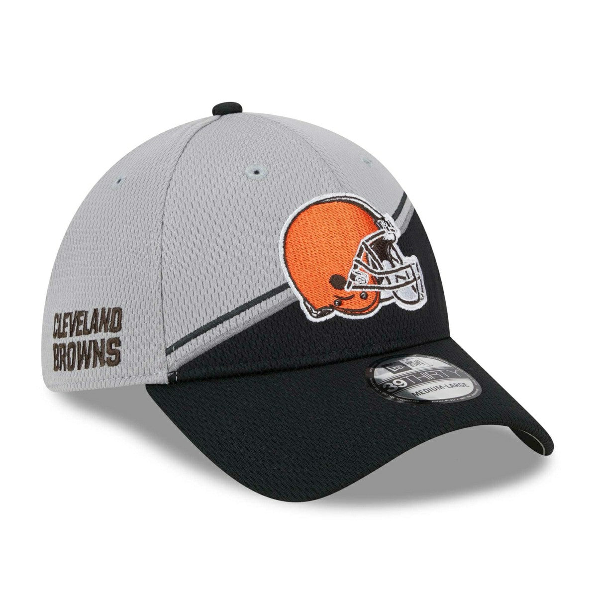 Cleveland Browns Colorway 2023 NFL Sideline New Era 39THIRTY Flex Cap Gray - Taass Online