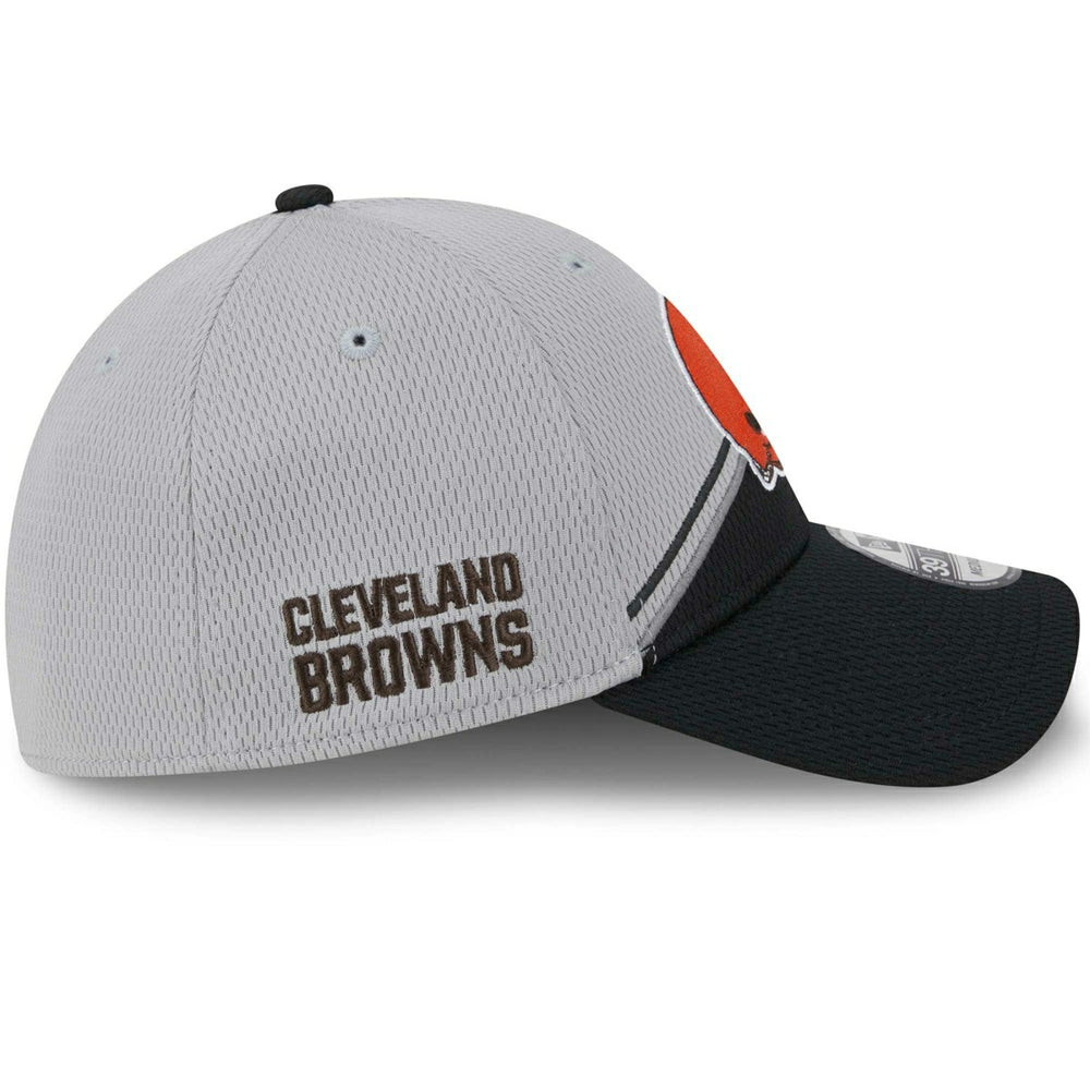 Cleveland Browns Colorway 2023 NFL Sideline New Era 39THIRTY Flex Cap Gray - Taass Online