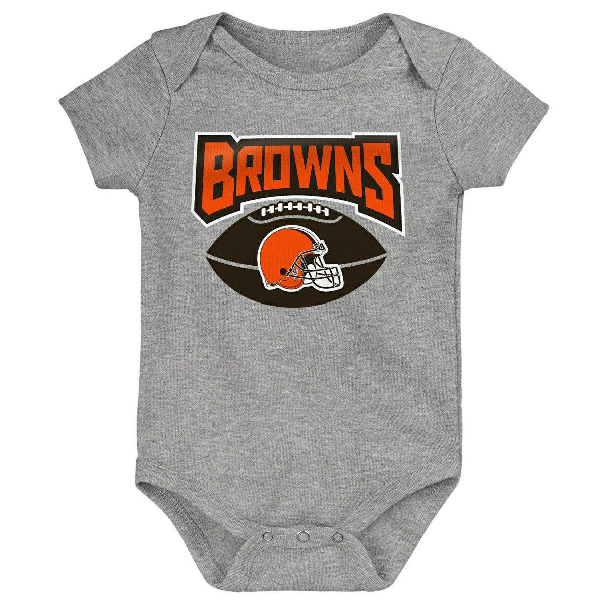 Cleveland Browns Game On Creeper NFL Infant Bodysuit Set (3-Piece) - Taass outlet