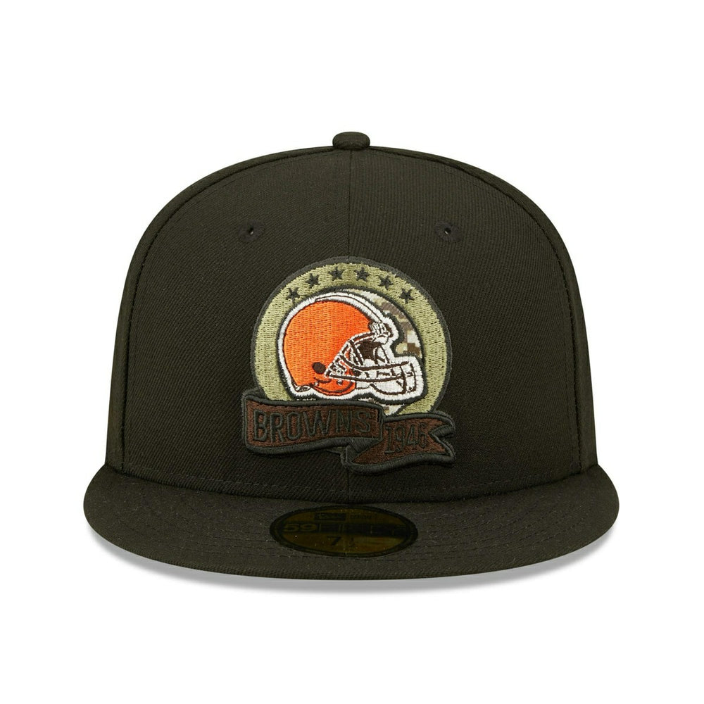Cleveland Browns 2022 NFL On-Field Salute to Service New Era 59FIFTY Fitted Cap - Taass outlet