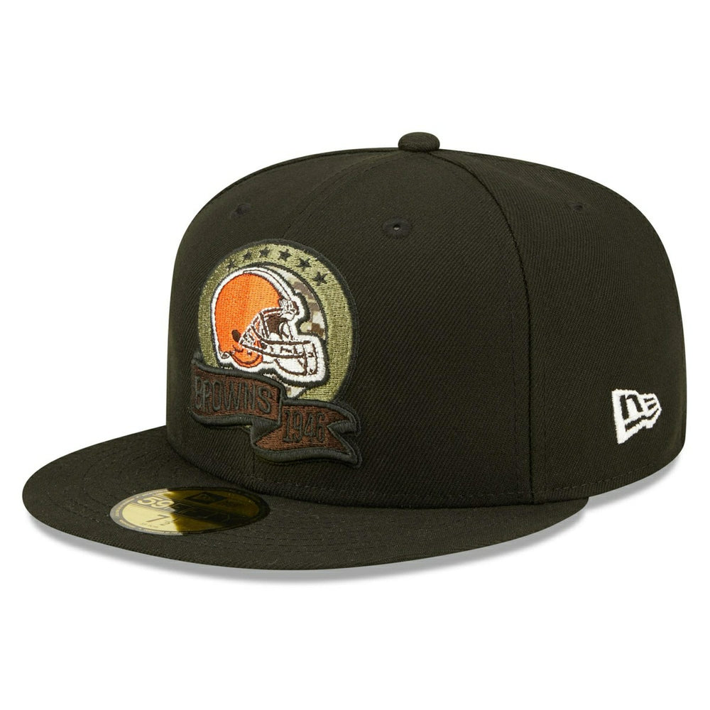 Cleveland Browns 2022 NFL On-Field Salute to Service New Era 59FIFTY Fitted Cap - Taass outlet