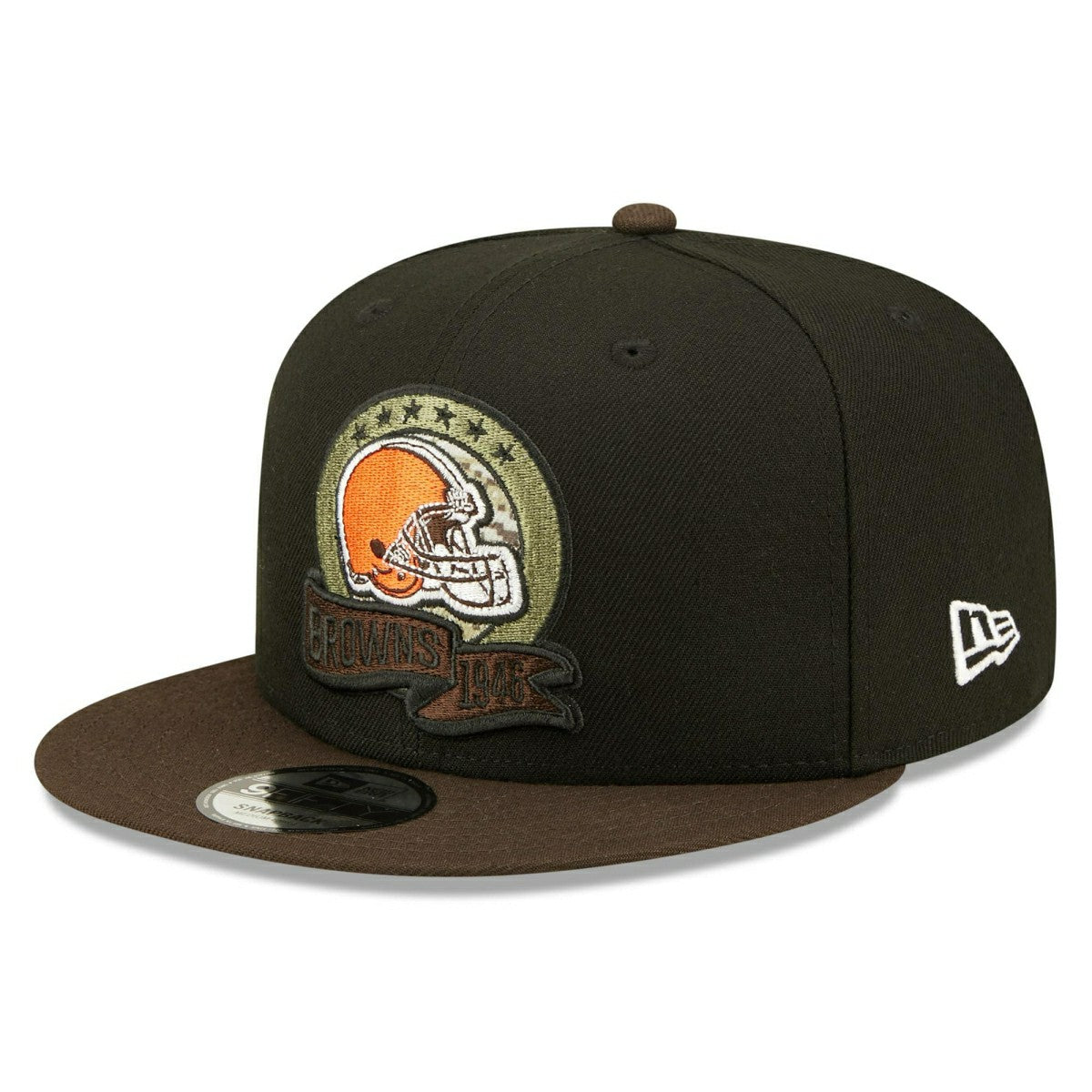 Cleveland Browns 2022 NFL On-Field Salute to Service New Era 9FIFTY Snapback Cap - Taass US