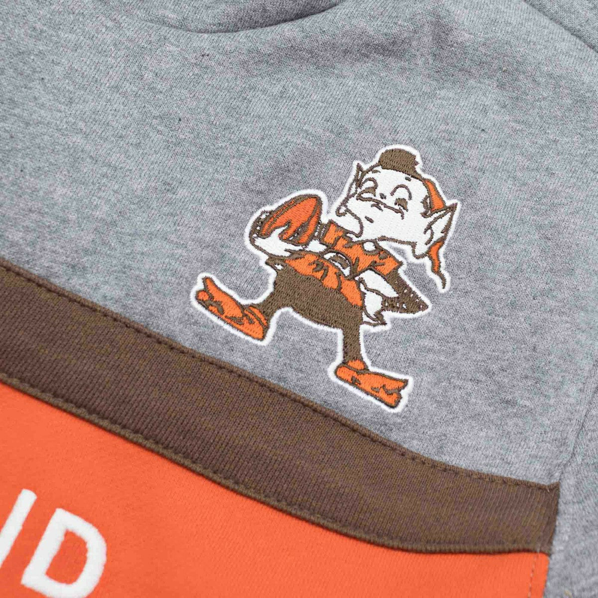 Cleveland Browns Head Coach Mitchell & Ness NFL Throwback Football Hoodie - Taass sale