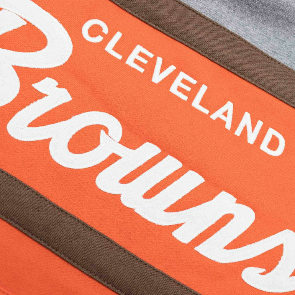Cleveland Browns Head Coach Mitchell & Ness NFL Throwback Football Hoodie - Taass sale