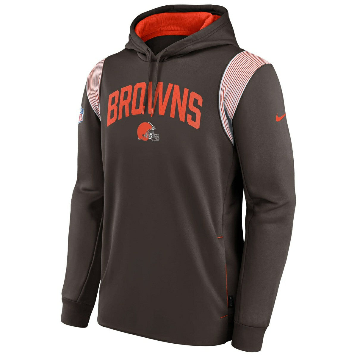 Cleveland Browns 2022 NFL On-Field Sideline Nike Therma-FIT Hoodie Brown - Taass discount