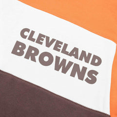 Cleveland Browns Mitchell & Ness Color Blocked NFL Fleece Hoodie - Taass outlet
