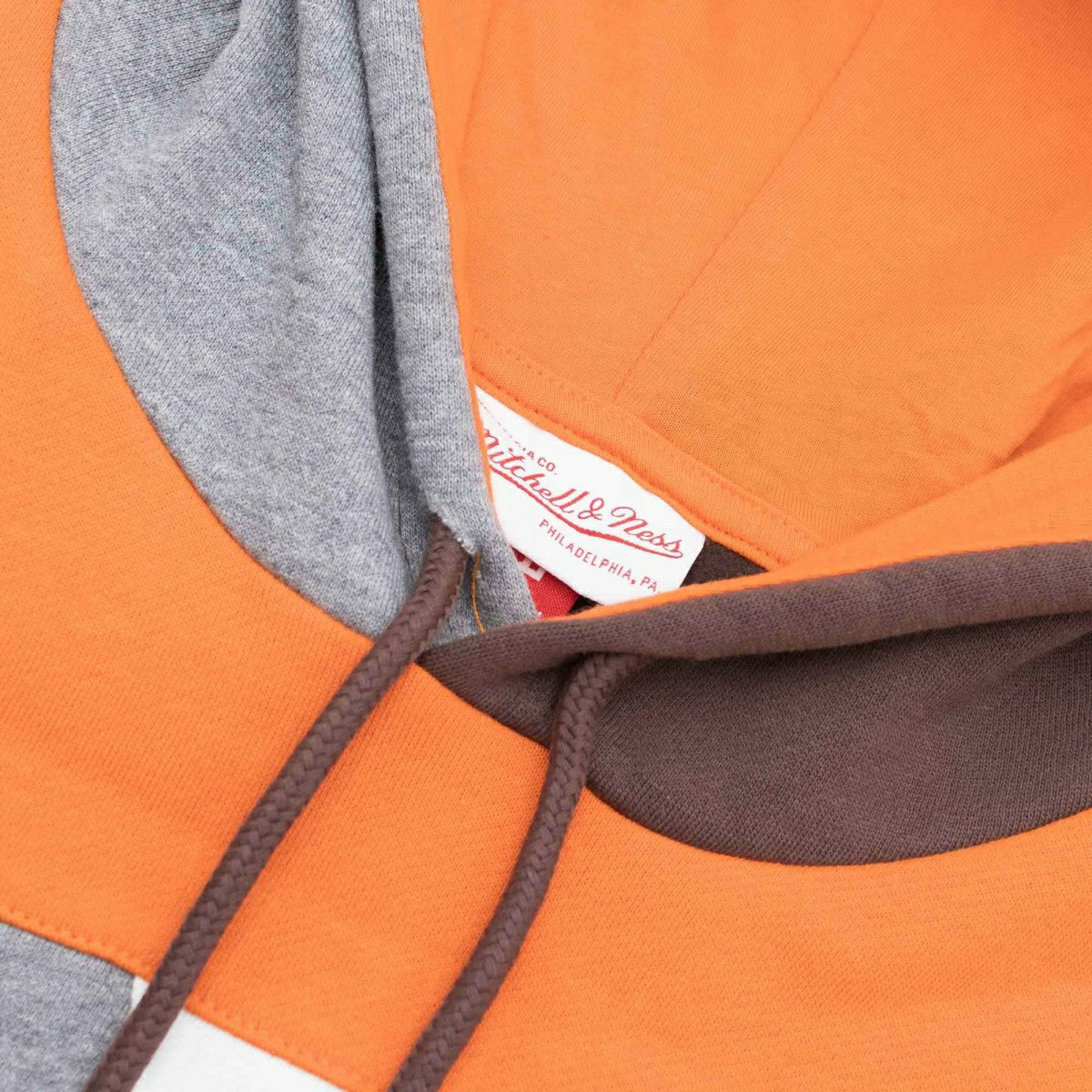 Cleveland Browns Mitchell & Ness Color Blocked NFL Fleece Hoodie - Taass outlet