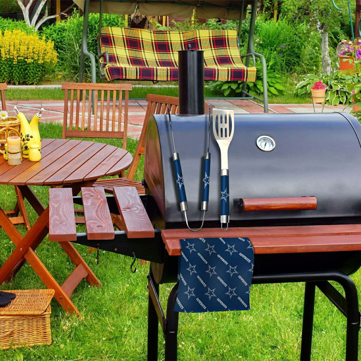 Dallas Cowboys NFL Barbecue Set (3-Piece) - Taass US