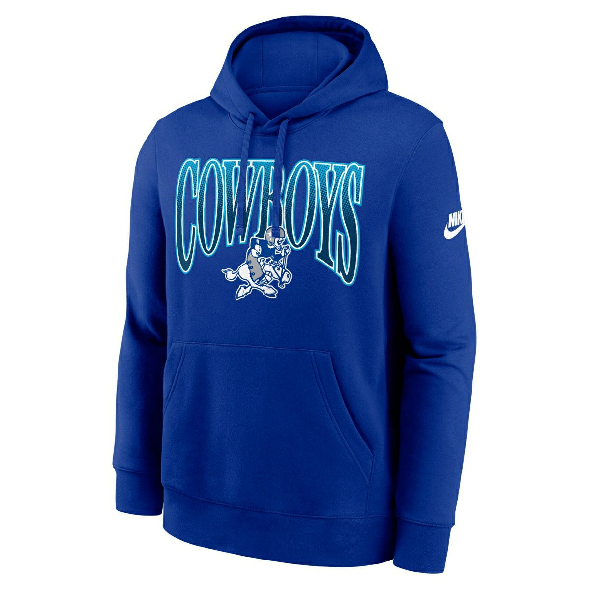 Dallas Cowboys Throwback Full Blitz Club NFL Hoodie Blue - Taass discount