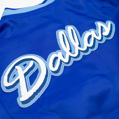 Dallas Cowboys Rewind Legacy Bomber Jacket Blue/Cream - Taass US