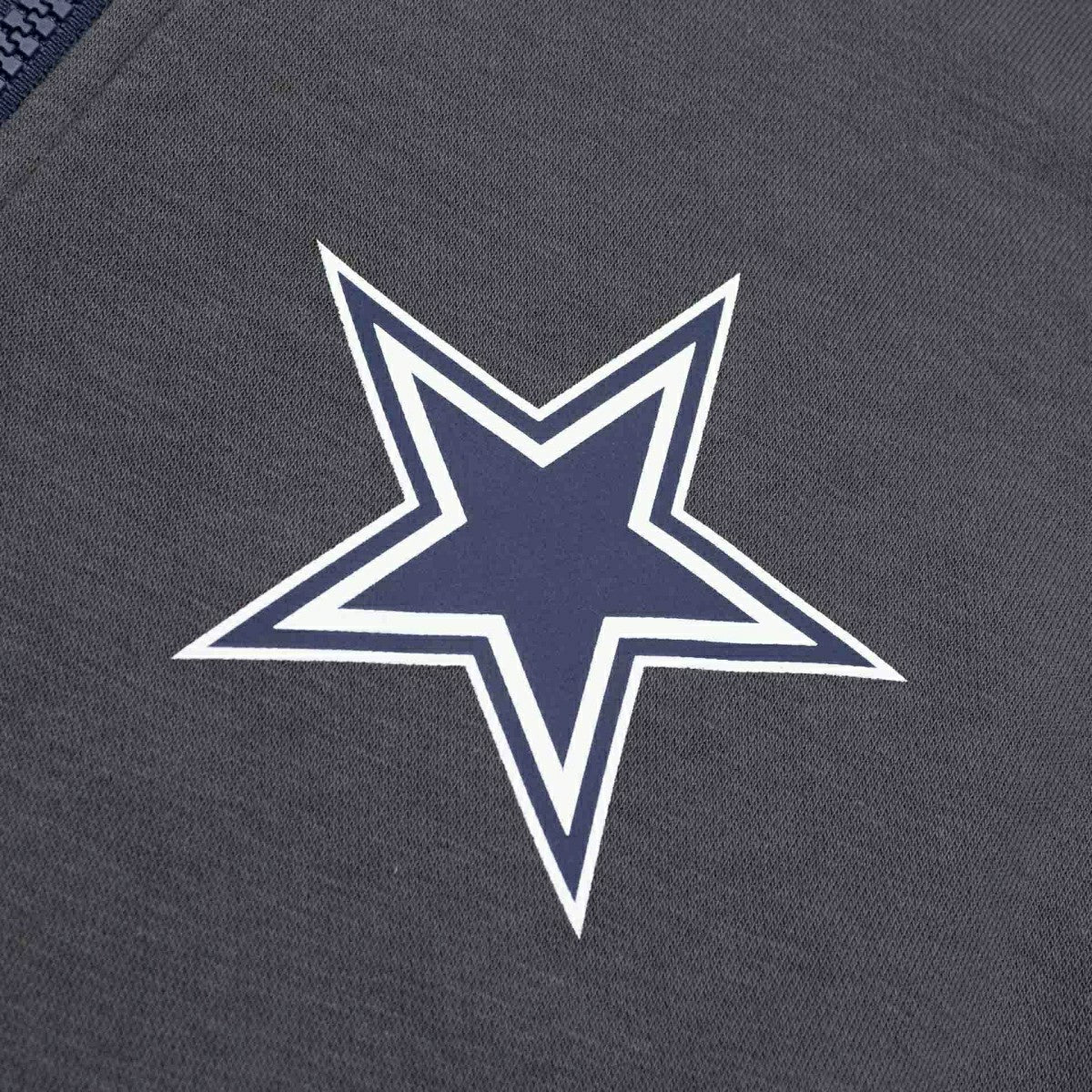 Dallas Cowboys Playbook NFL Full-Zip Fleece Hoodie Anthracite - Taass on sale