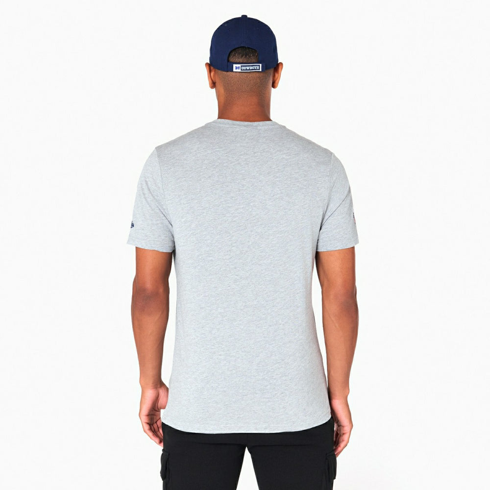 Dallas Cowboys Team Logo New Era NFL T-Shirt Grey - Taass Online