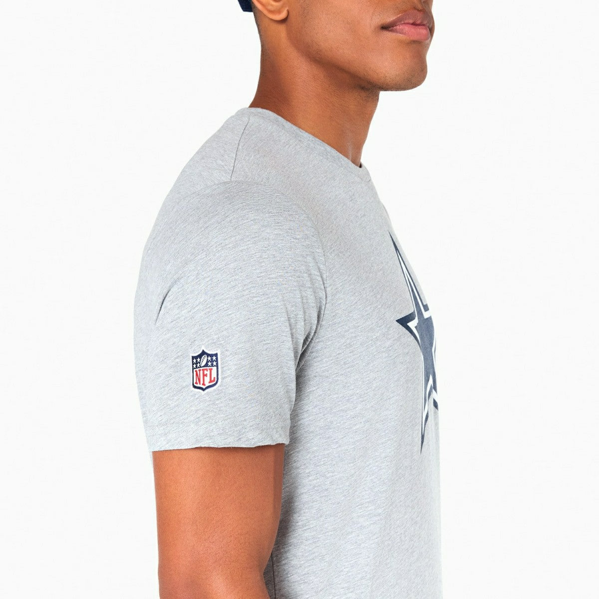 Dallas Cowboys Team Logo New Era NFL T-Shirt Grey - Taass Online
