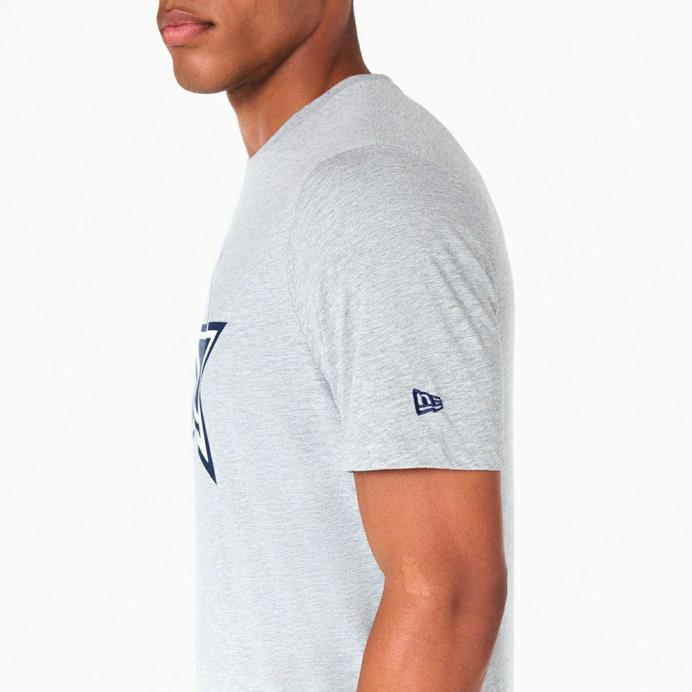 Dallas Cowboys Team Logo New Era NFL T-Shirt Grey - Taass Online
