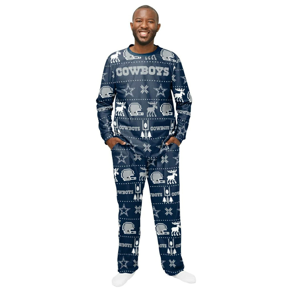 Dallas Cowboys NFL Holiday Pajamas Set (2-Piece) - Taass US