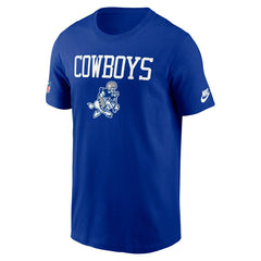 Dallas Cowboys 2025 NFL Sideline Throwback Dri-Fit Performance T-Shirt Blue - Taass US