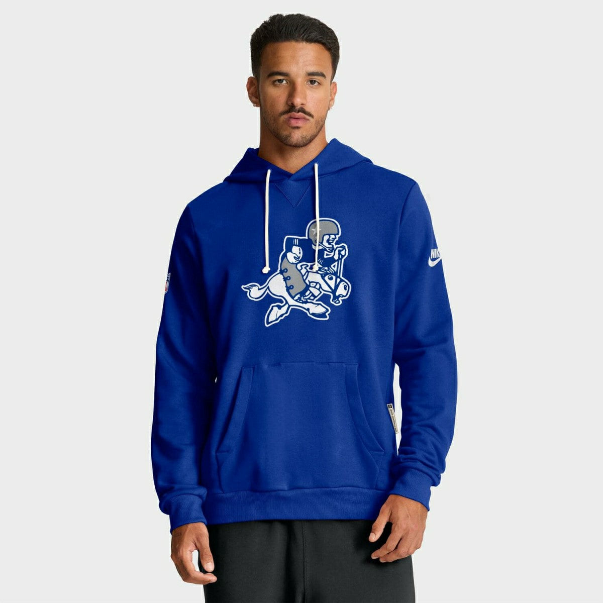Dallas Cowboys 2025 NFL Sideline Nike Vintage Alternate Hoodie Blue - Taass for sale