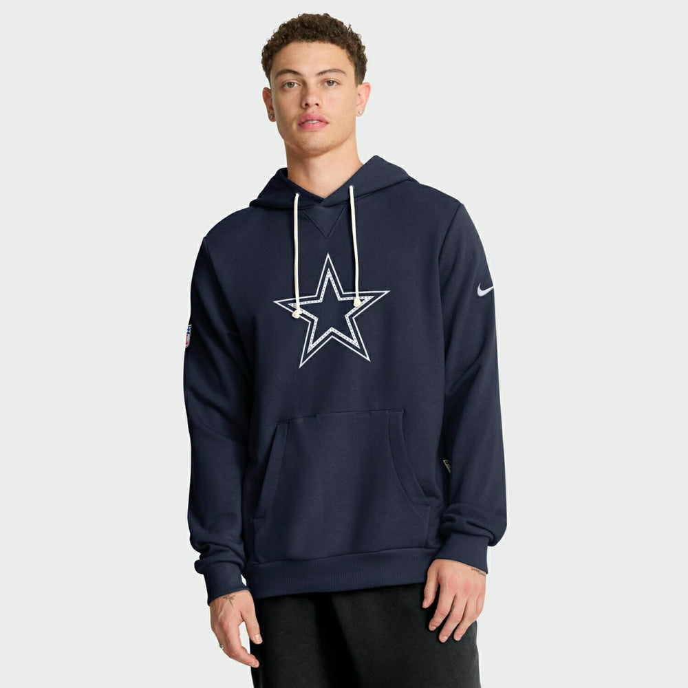 Dallas Cowboys 2025 NFL Sideline Nike Standard Issue Hoodie Navy - Taass Online