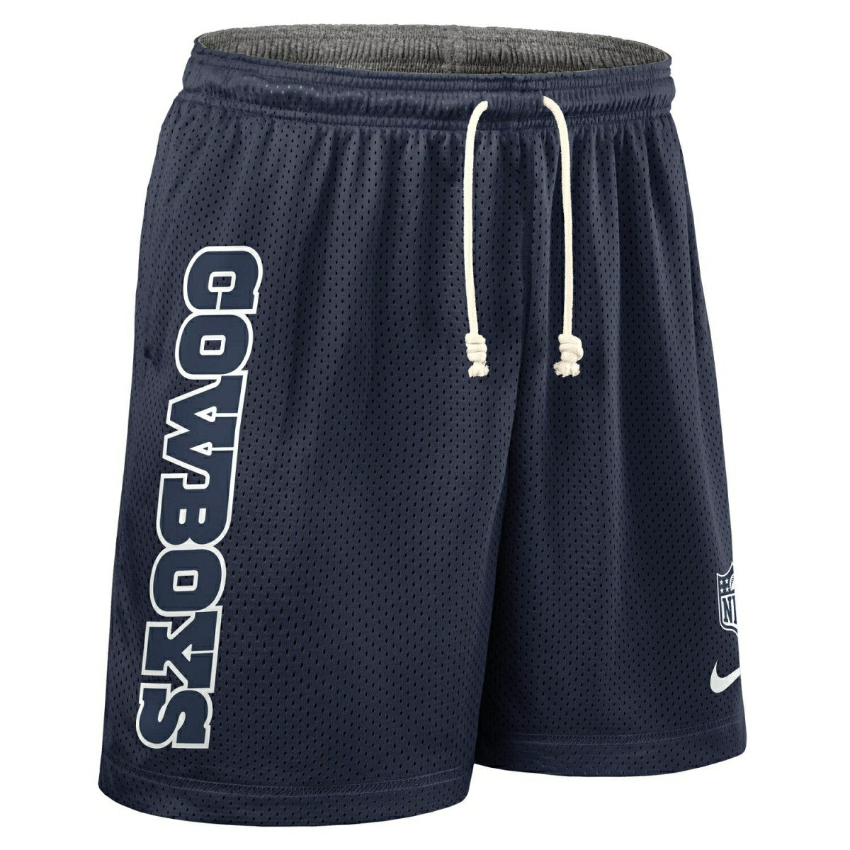 Dallas Cowboys 2025 NFL Sideline Reversible Mesh Nike Dri-FIT Shorts Navy - Taass for sale