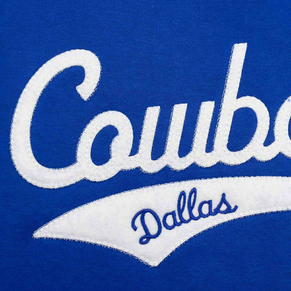 Dallas Cowboys Rewind Script Nike Club NFL Hoodie Blue - Taass sale