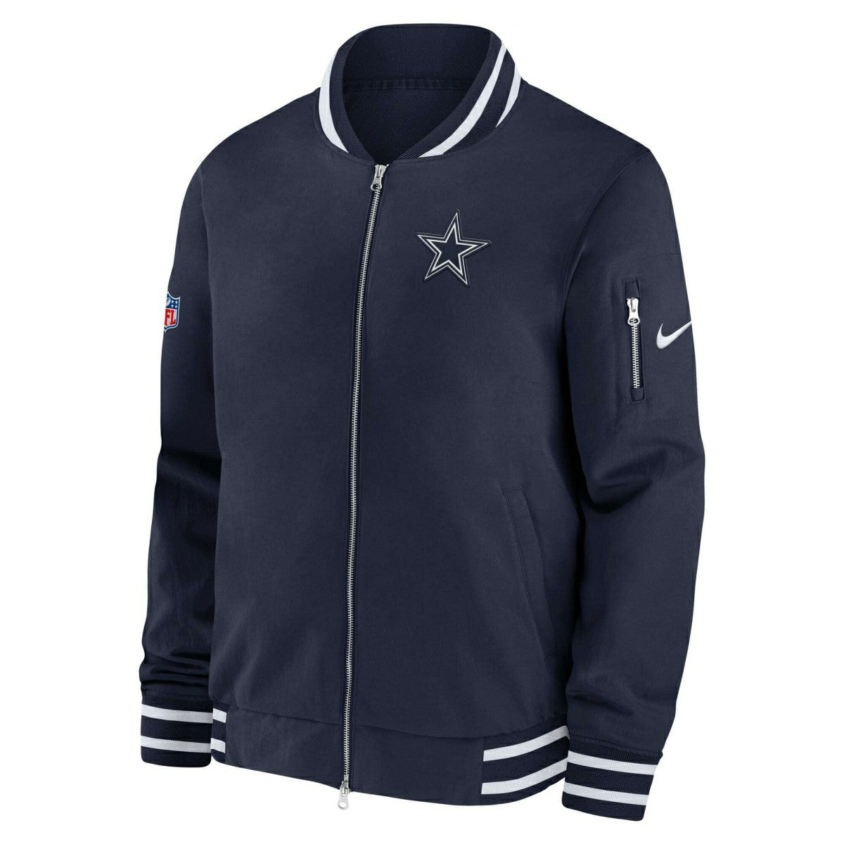 Dallas Cowboys NFL Sideline Nike Coach Bomber Jacket - Taass outlet