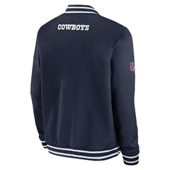 Dallas Cowboys NFL Sideline Nike Coach Bomber Jacket - Taass outlet