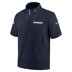 Dallas Cowboys 2024 NFL Sideline Nike Lightweight Coach Jacket Navy - Taass sale