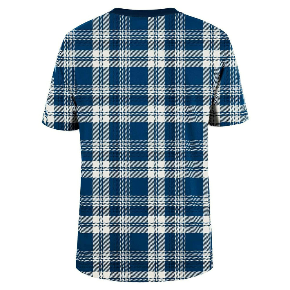 Dallas Cowboys Plaid 2024 New Era 3rd Down NFL T-Shirt Navy - Taass US