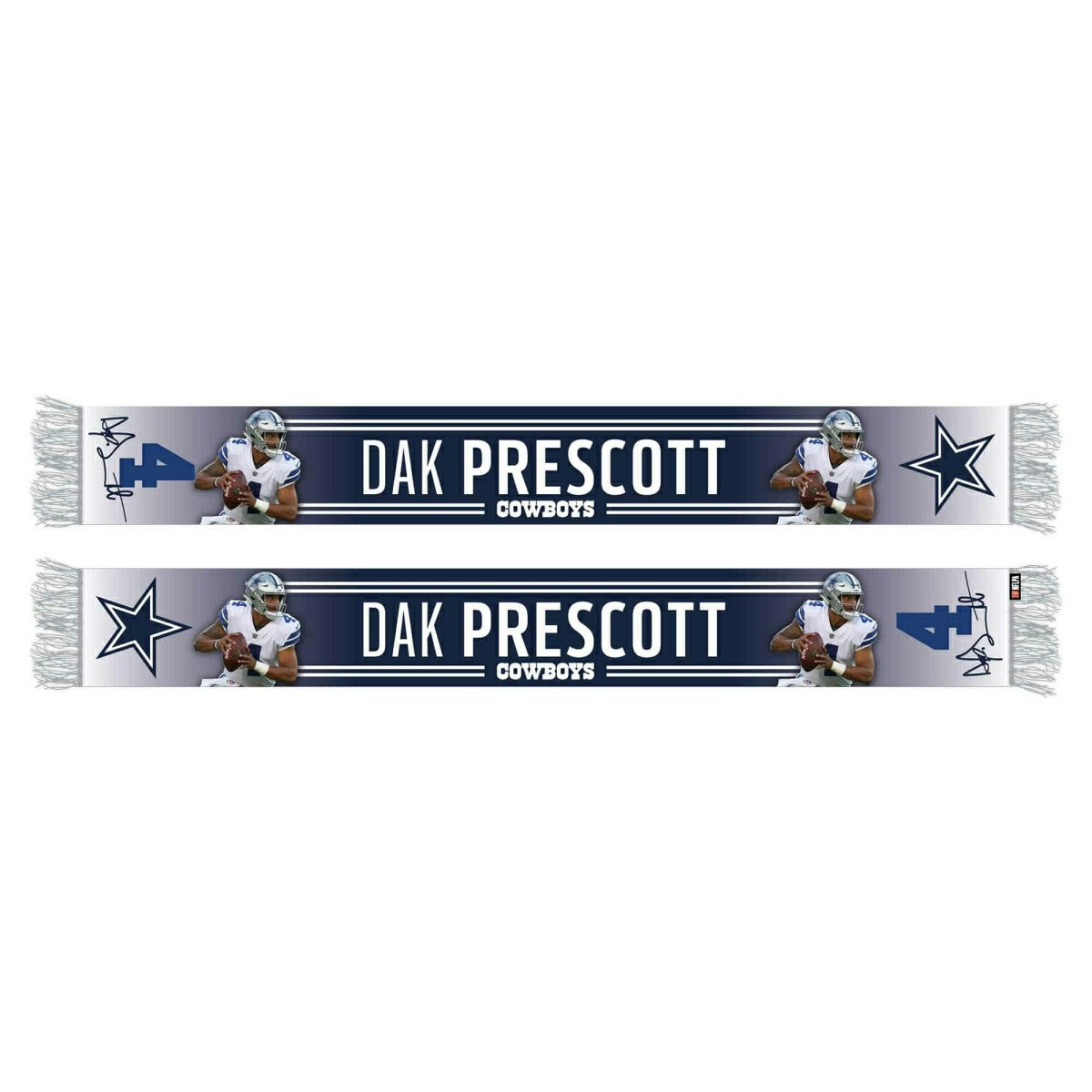 Dak Prescott Dallas Cowboys HD NFL Scarf - Taass discount