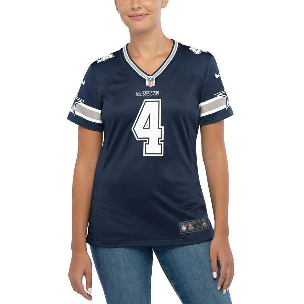 Dak Prescott #4 Dallas Cowboys Nike Game NFL Jersey Navy (WOMEN'S) - Taass US