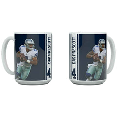 Dak Prescott Dallas Cowboys Jumbo Mug (450 ml) - Taass US