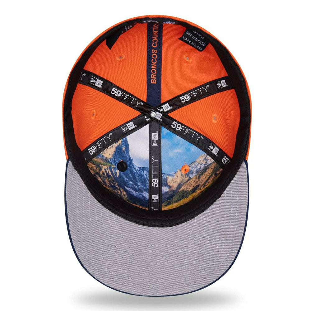 Denver Broncos 2026 NFL Draft Pre-Curved 59FIFTY Fitted Cap - Taass on sale