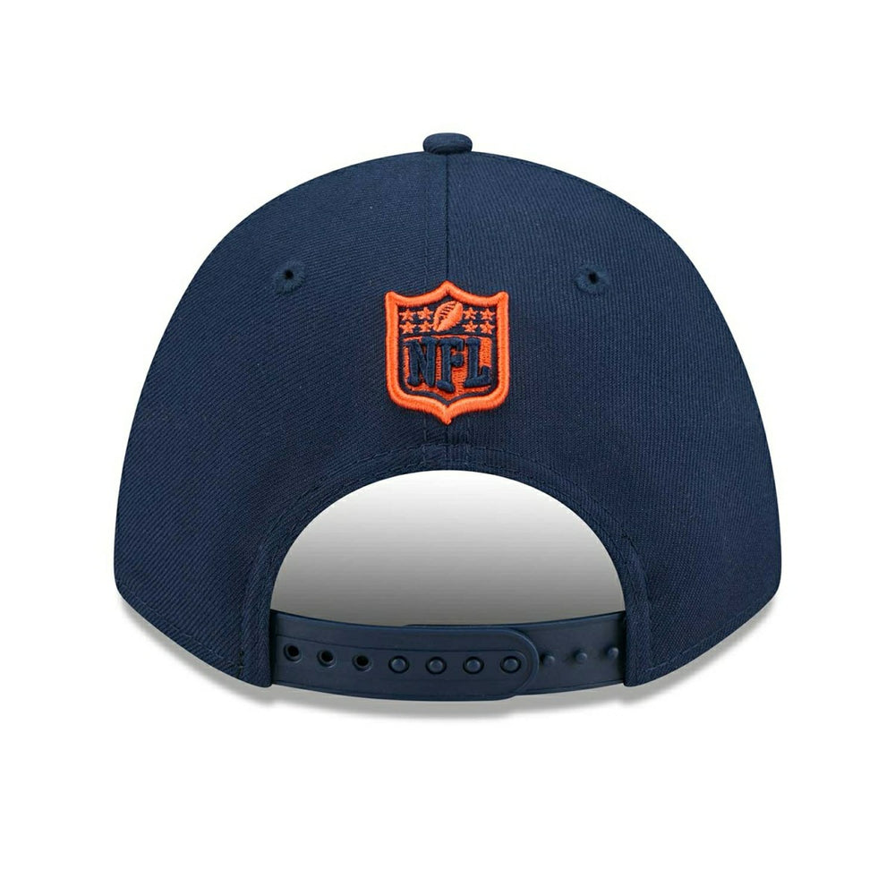 Denver Broncos NFL Team Logo New Era 9FORTY M-Crown Snapback Cap Navy - Taass for sale