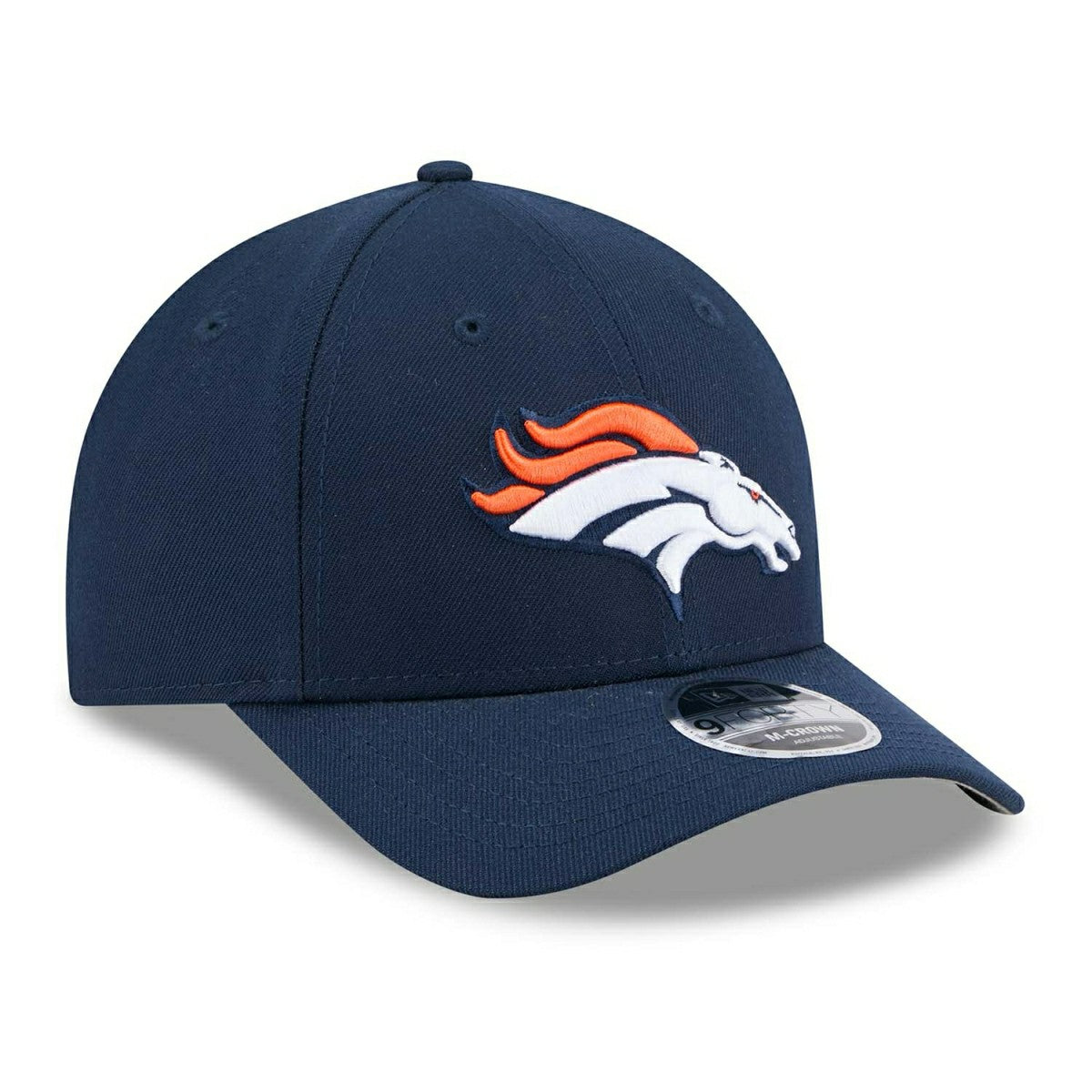 Denver Broncos NFL Team Logo New Era 9FORTY M-Crown Snapback Cap Navy - Taass for sale
