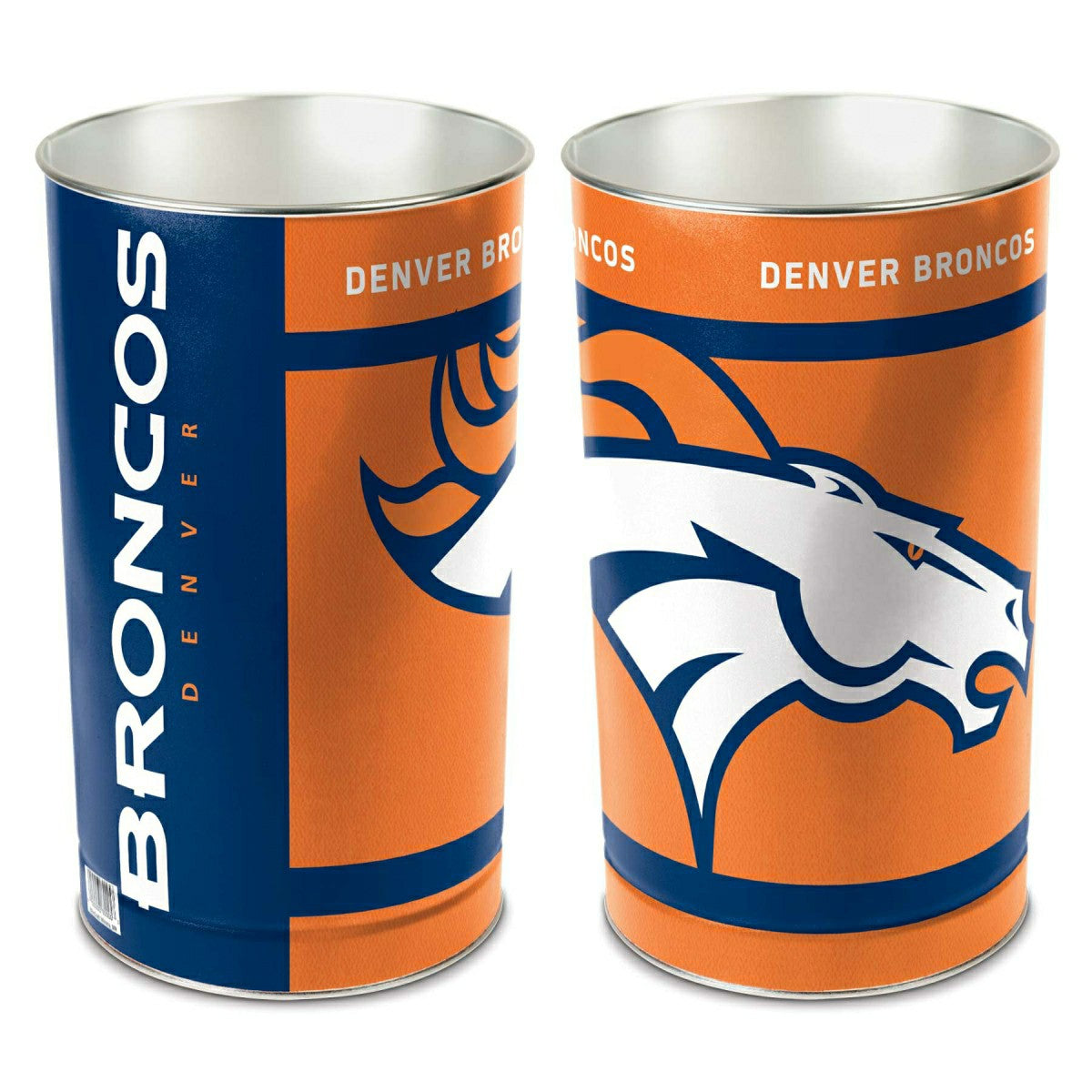 Denver Broncos Logo American Football NFL Wastebasket - Taass Online