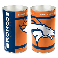 Denver Broncos Logo American Football NFL Wastebasket - Taass Online
