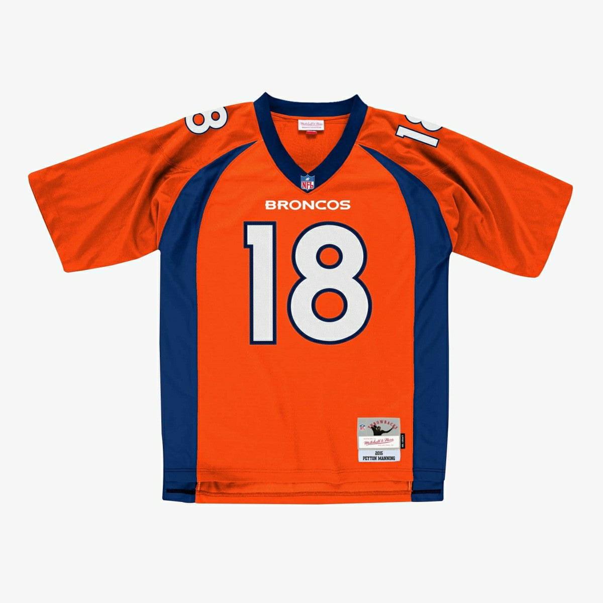 Peyton Manning #18 Denver Broncos Throwback NFL Jersey Orange - Taass US