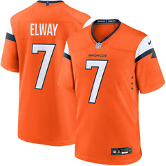 John Elway #7 Denver Broncos Nike Game NFL Jersey Orange - Taass sale